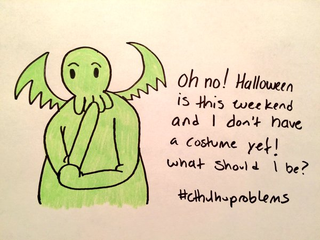 Illustration for article titled Happy Halloween from Lumpy Cthulhu
